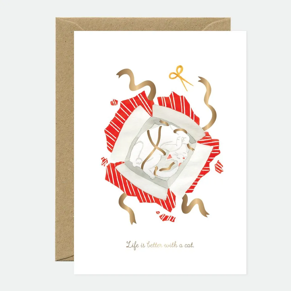 all-the-ways-to-say-better-with-a-cat-carte-voeux-a6-dor-e image 1