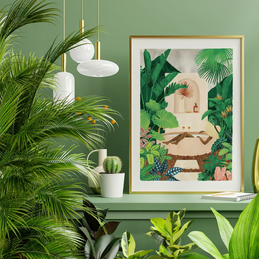 all-the-ways-to-say-exotic-bathtub-affiche-50-x-70-cm image 2