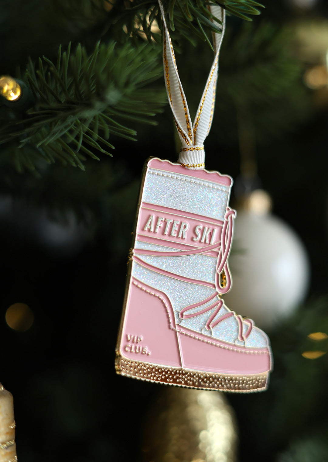 all-the-way-to-say-snow-boot-ornement-no-l-botte-rose-7-cm image 4
