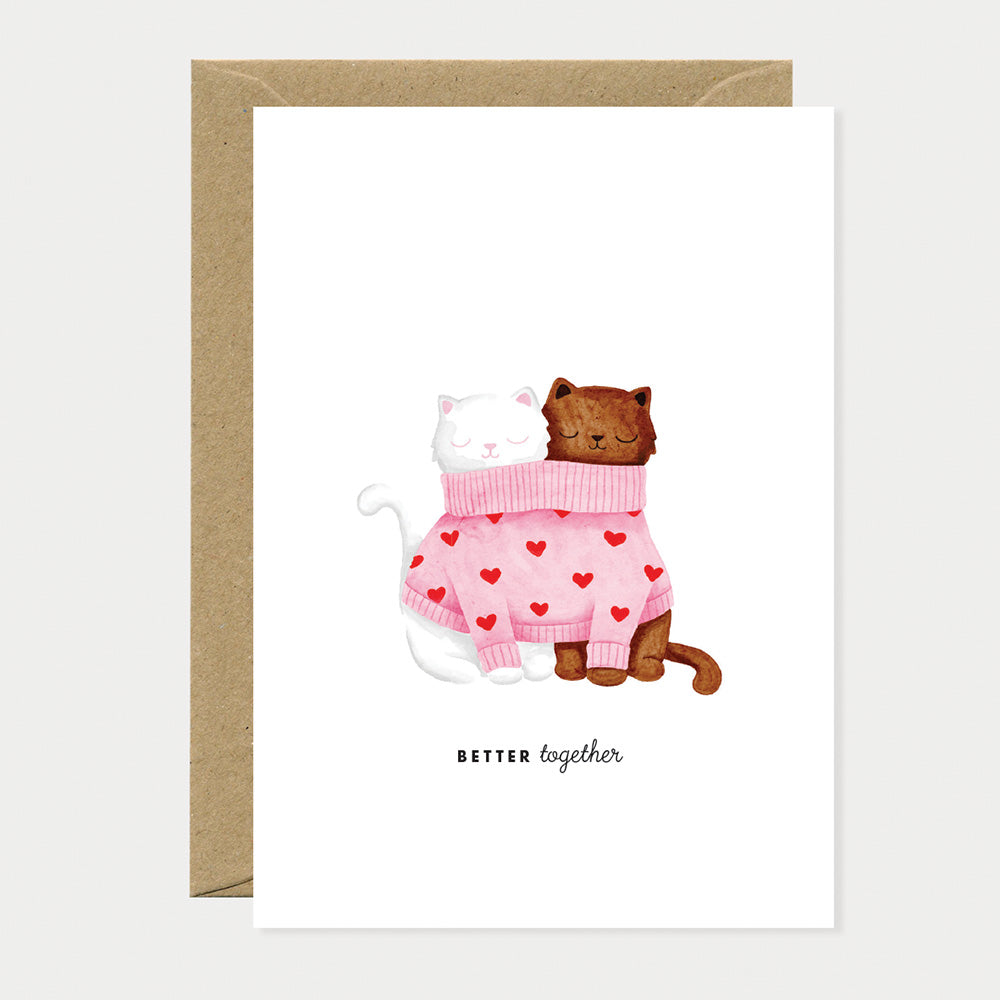 all-the-way-to-say-better-together-cats-carte-a6 image 1