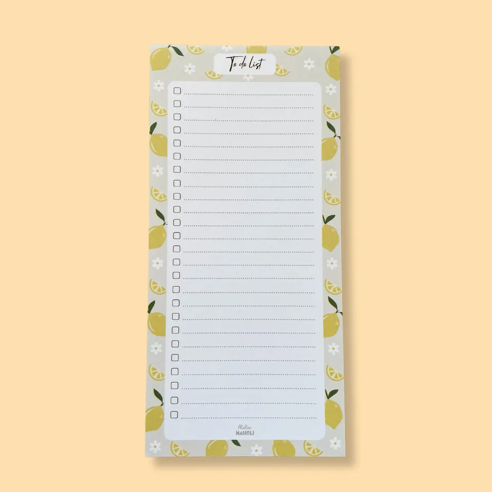 atelier-naholi-bloc-notes-to-do-list-citron-10x21-cm-25-pages image 1