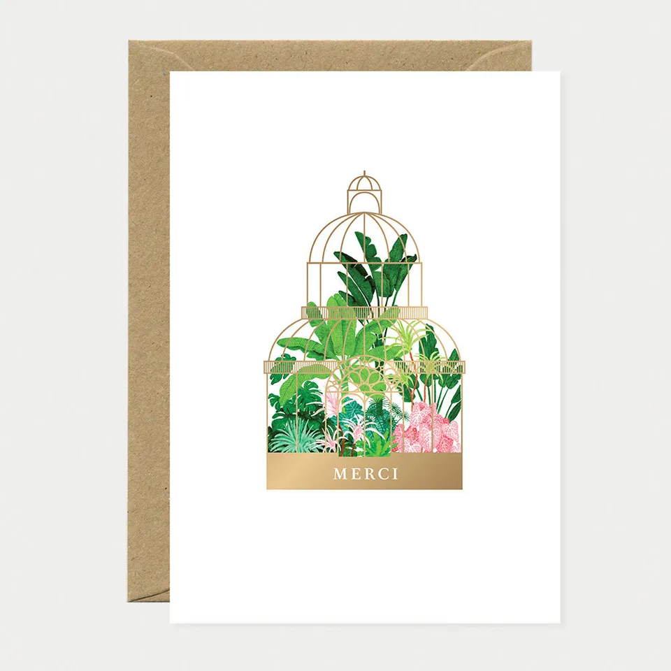 all-the-ways-to-say-merci-green-house-carte-voeux-a6-dor-e image 1