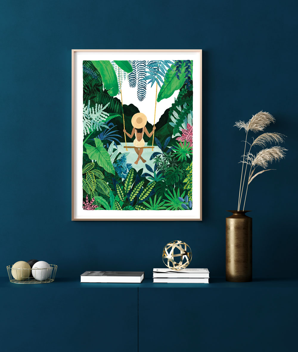 all-the-way-to-say-swing-affiche-tropicale-29-7x39-7-cm image 2