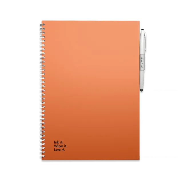 moyu-erasable-notebooks-sunset-orange-carnet-effa-able-a4 image 1