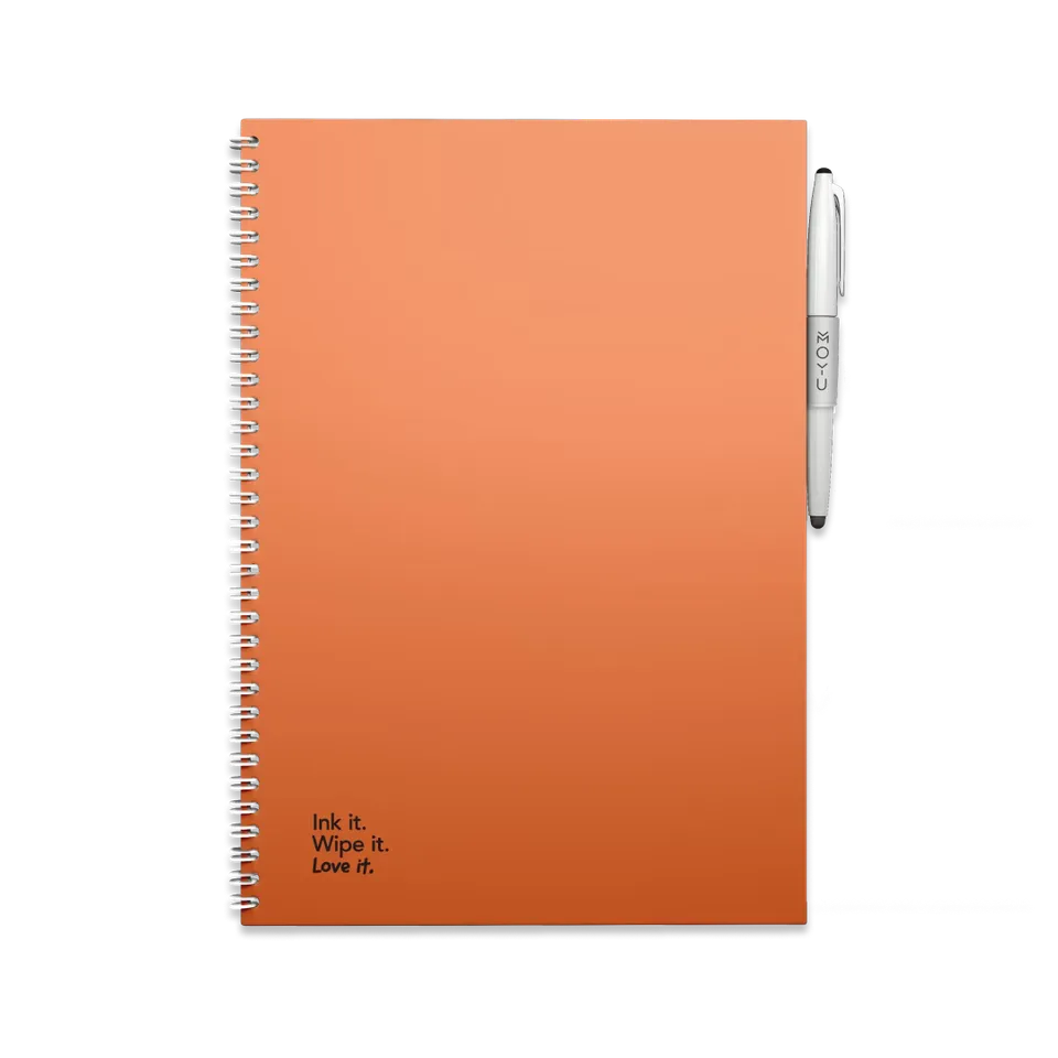 moyu-erasable-notebooks-sunset-orange-carnet-effa-able-a4 image 1