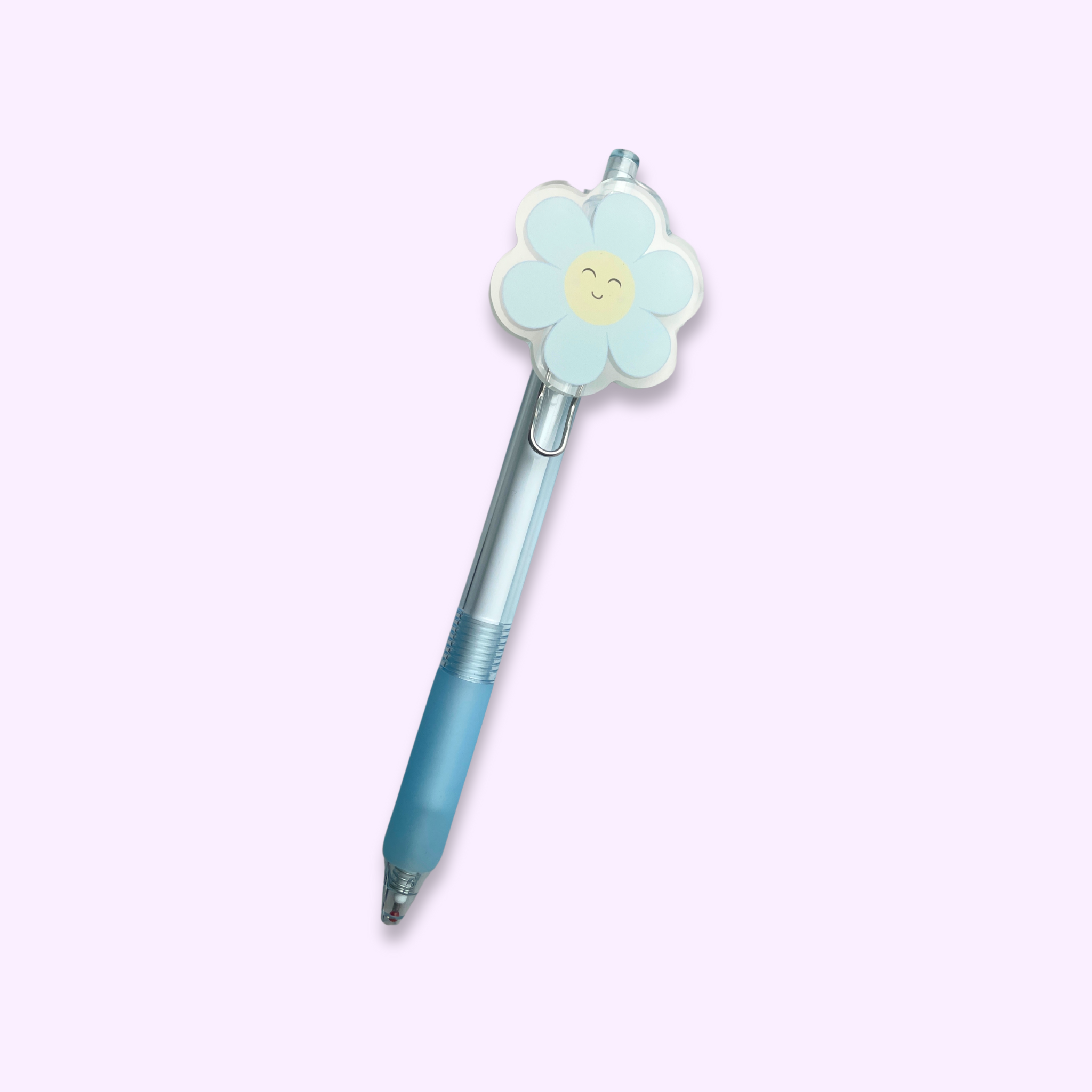 atelier-naholi-stylo-marguerite-daisy-bleu-encre-noire image 1