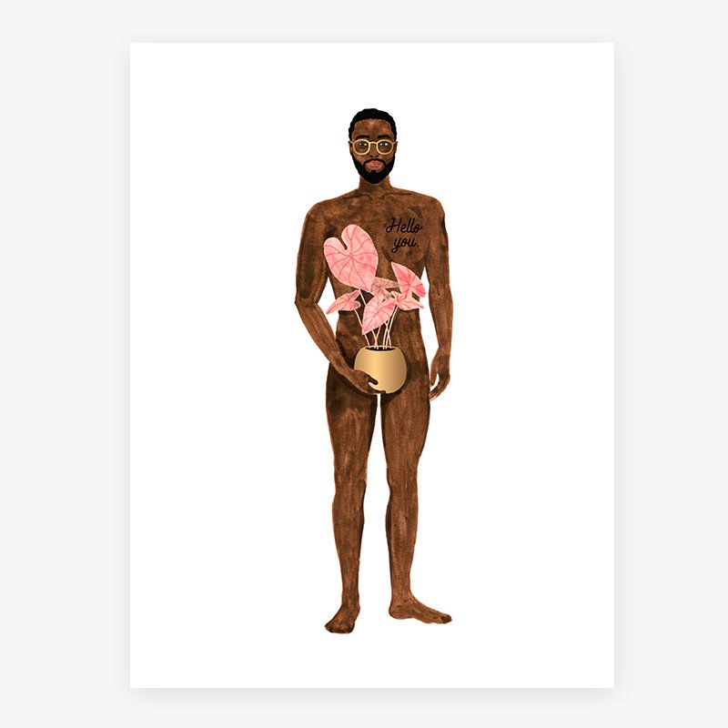 all-the-way-to-say-naked-boy-affiche-18x24-cm-nature image 1