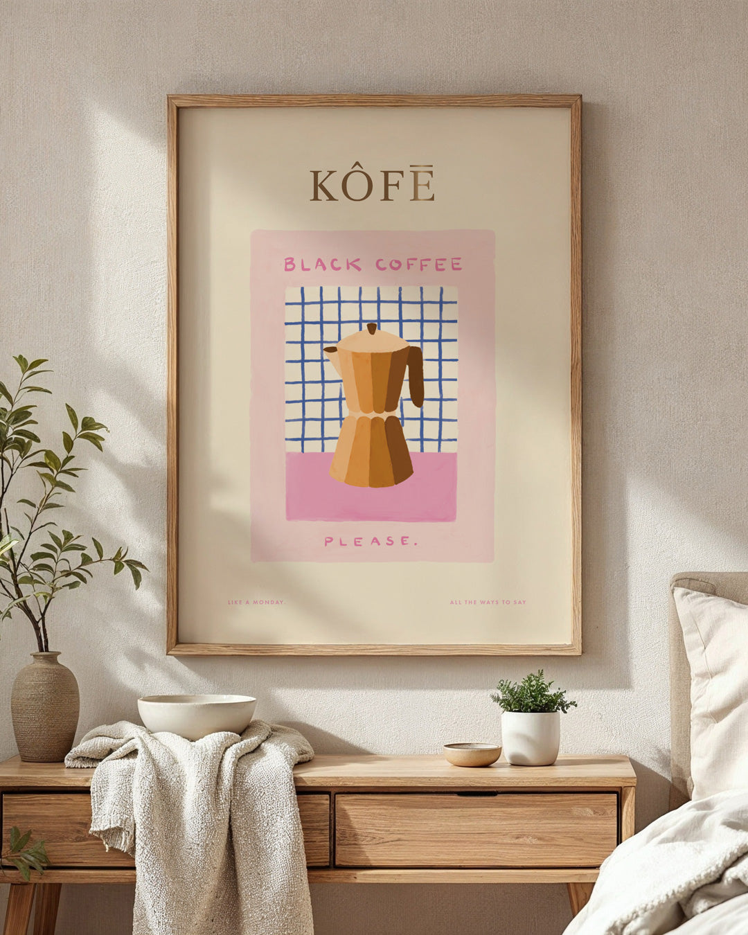 all-the-ways-to-say-kofe-affiche-caf-50x70cm-d-co-murale image 2