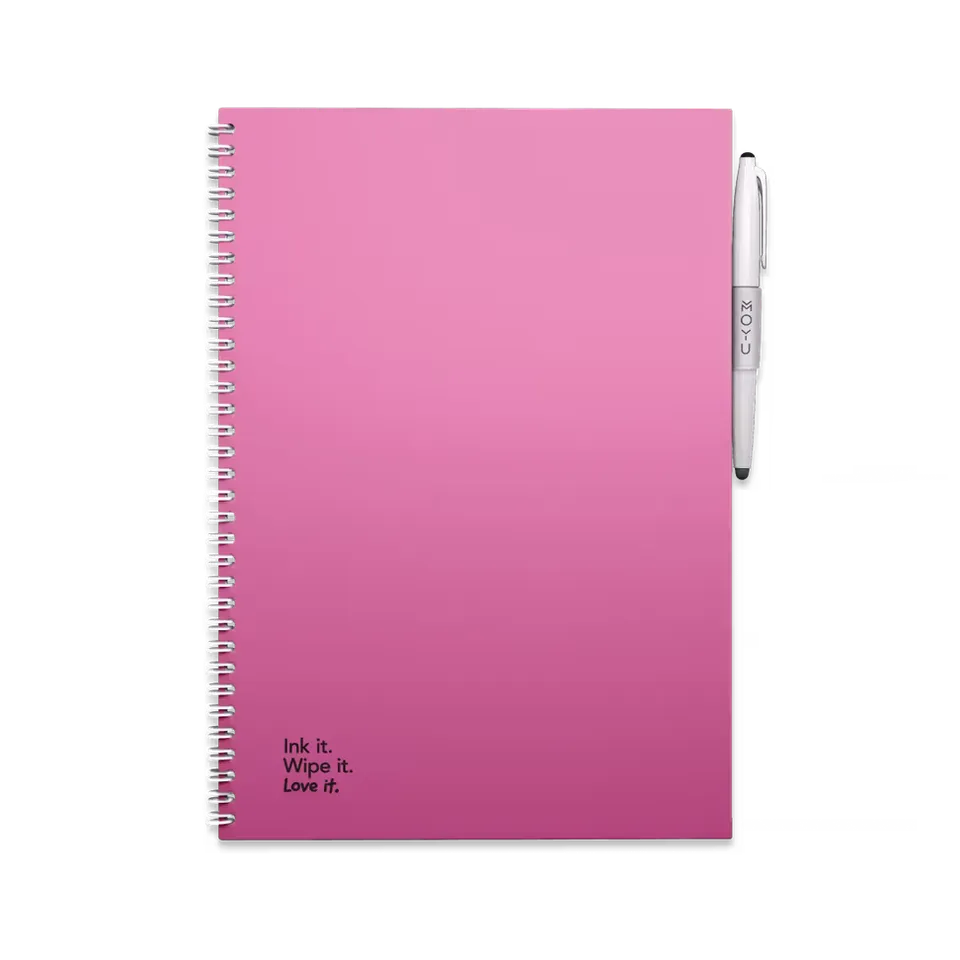 moyu-erasable-notebooks-a4-carnet-effa-able-passion-pink image 1