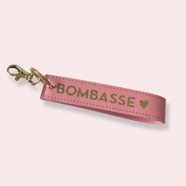 atelier-naholi-porte-cl-dragonne-bombasse-simili-rose-fonc image 1