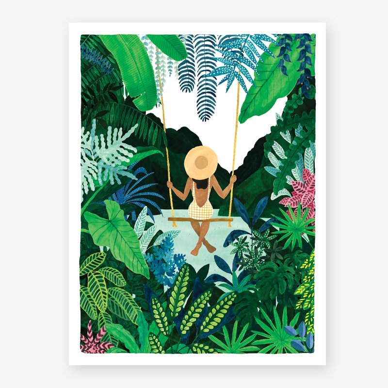 all-the-way-to-say-swing-affiche-tropicale-29-7x39-7-cm image 1