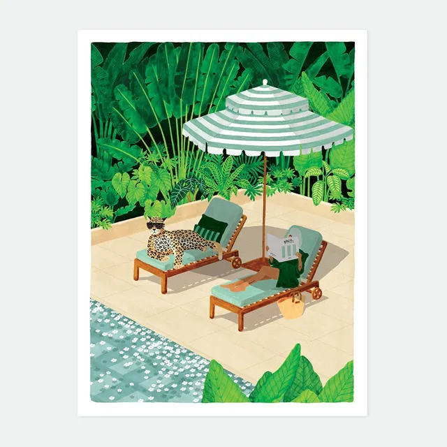 all-the-ways-to-say-summer-pool-affiche-piscine-18x24-cm image 1