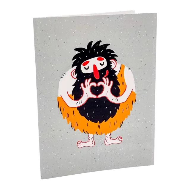 moyu-gifts-caveman-carte-r-utilisable-en-papier-pierre image 1
