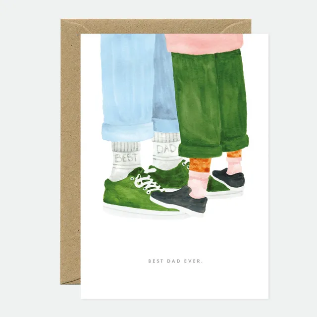 all-the-ways-to-say-best-dad-socks-carte-voeux-a6-f-te-p-res image 1