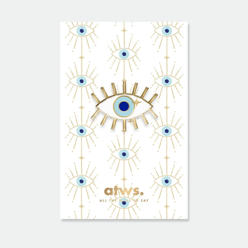 all-the-way-to-say-blue-eye-pin-s-il-bleu-dor-29-mm image 1