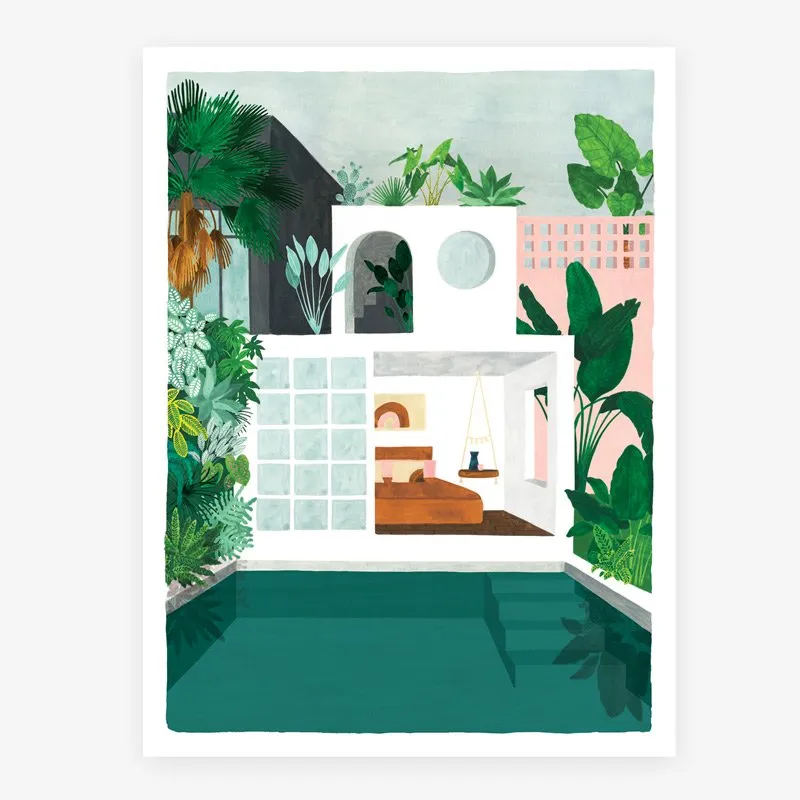 all-the-way-to-say-guest-house-affiche-grand-50-x-70-cm image 1