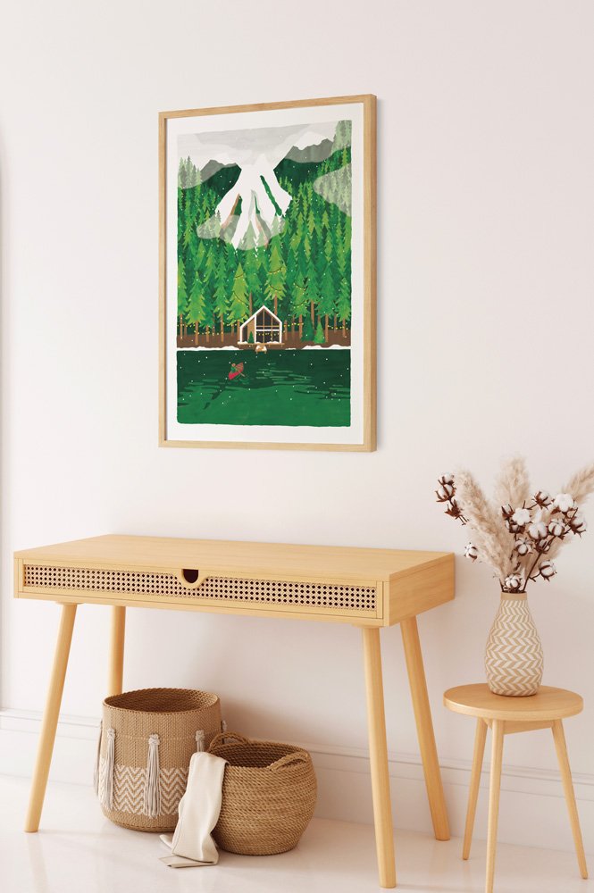all-the-ways-to-say-chamonix-affiche-montagne-chalet image 2