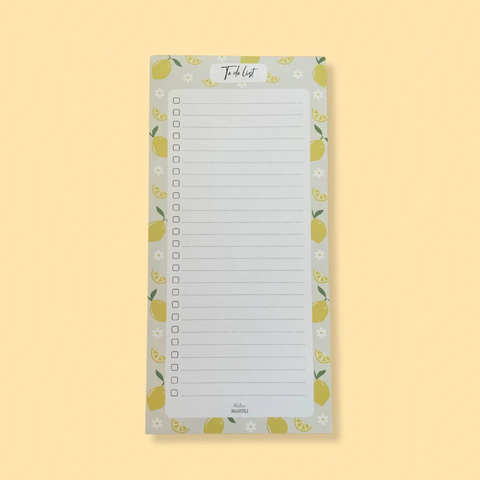 atelier-naholi-bloc-notes-to-do-list-magn-tique-citron-10x21-cm image 1