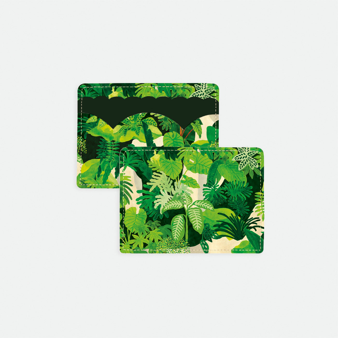 all-the-ways-to-say-green-cliff-porte-cartes-cuir-pu-vert image 1