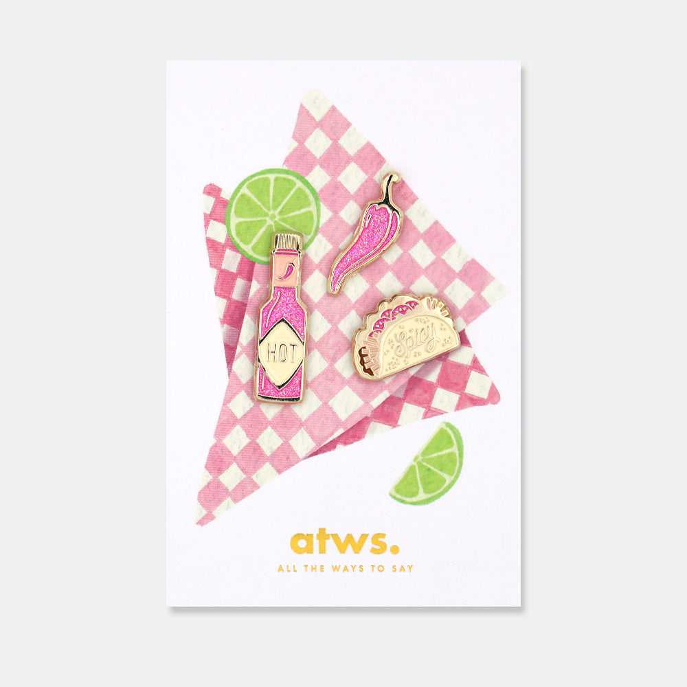 all-the-way-to-say-spicy-lot-3-pin-s-piment-taco-dor image 1