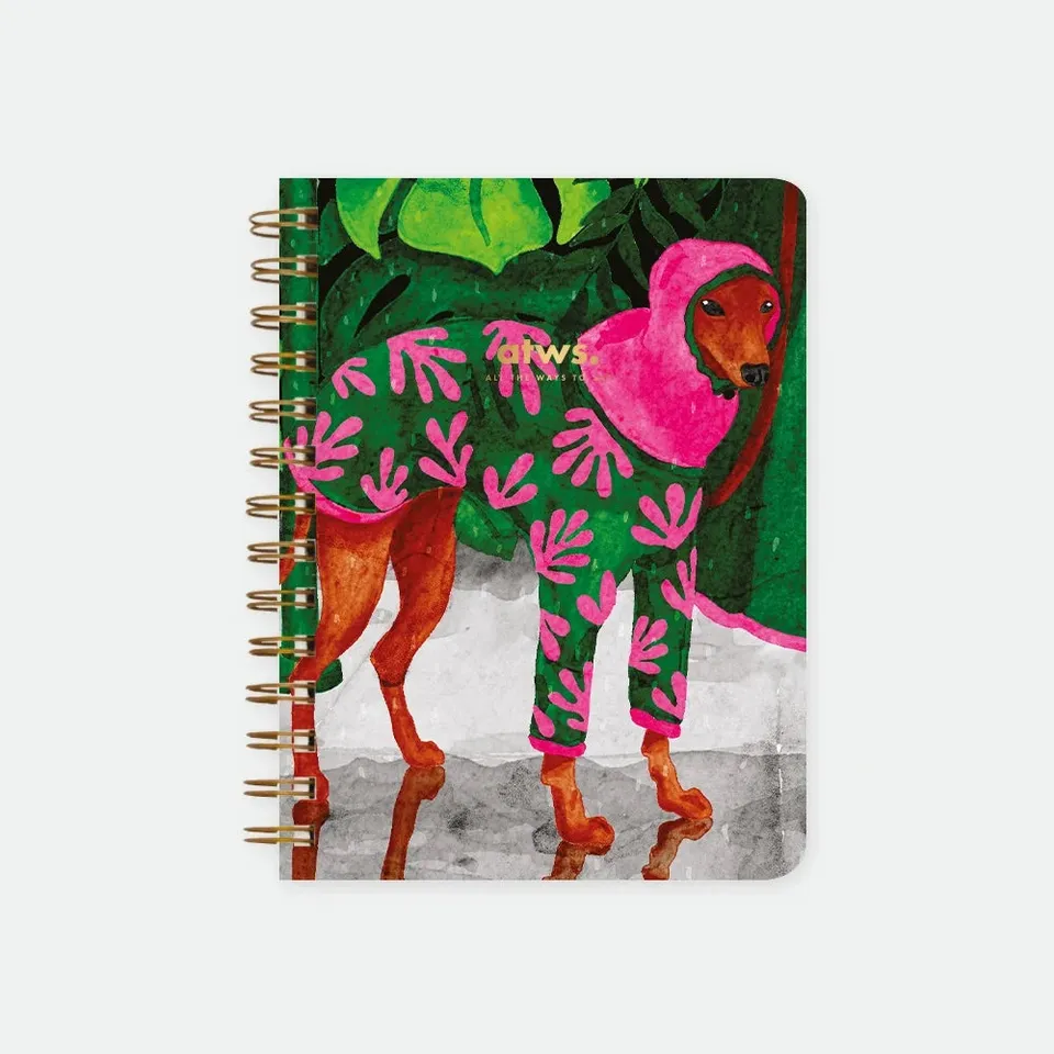 all-the-ways-to-say-wet-season-carnet-spirale-a5-teckel image 1