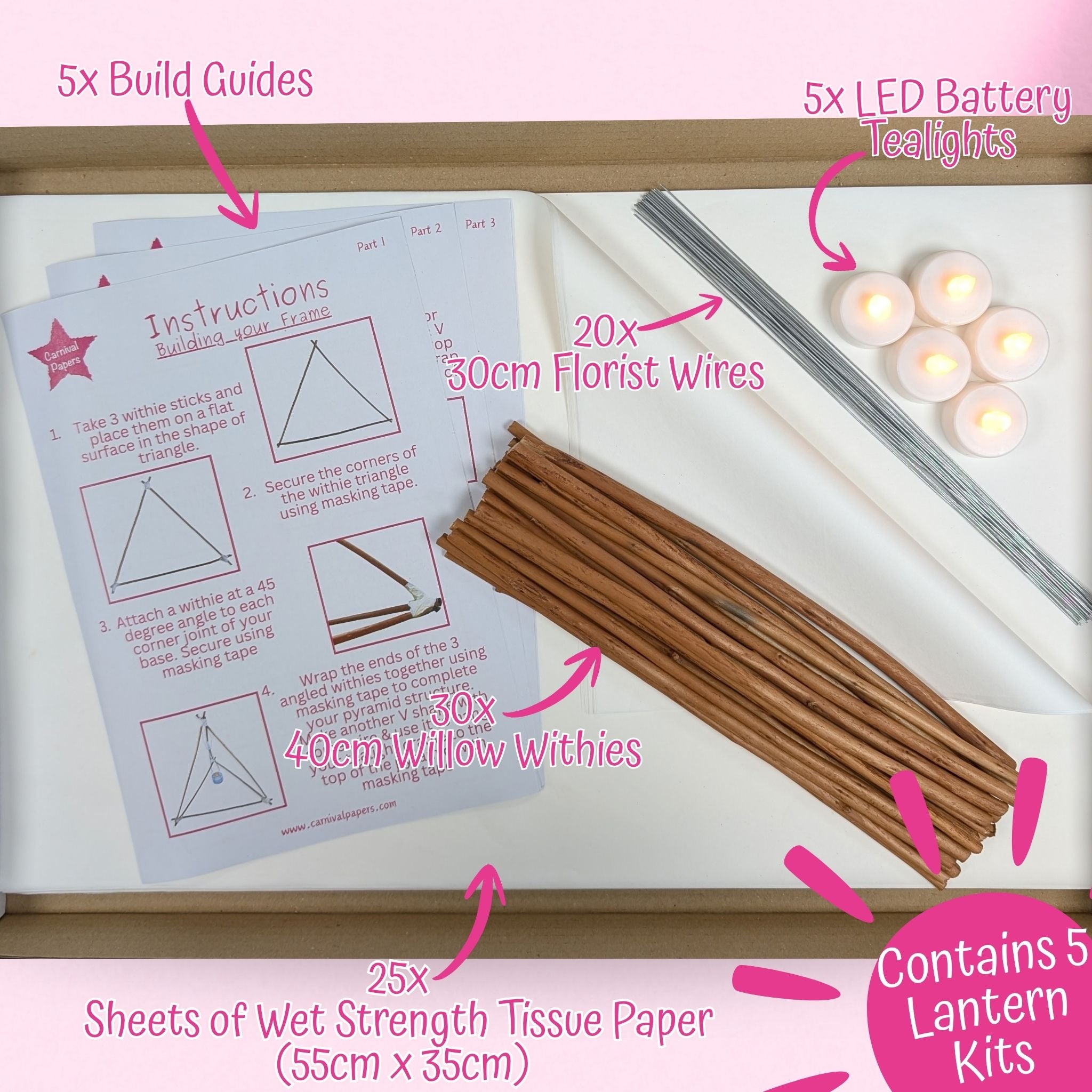 carnival-papers-lantern-making-kits-kit-lanterne-saule-30cm-5-pi-ces image 5