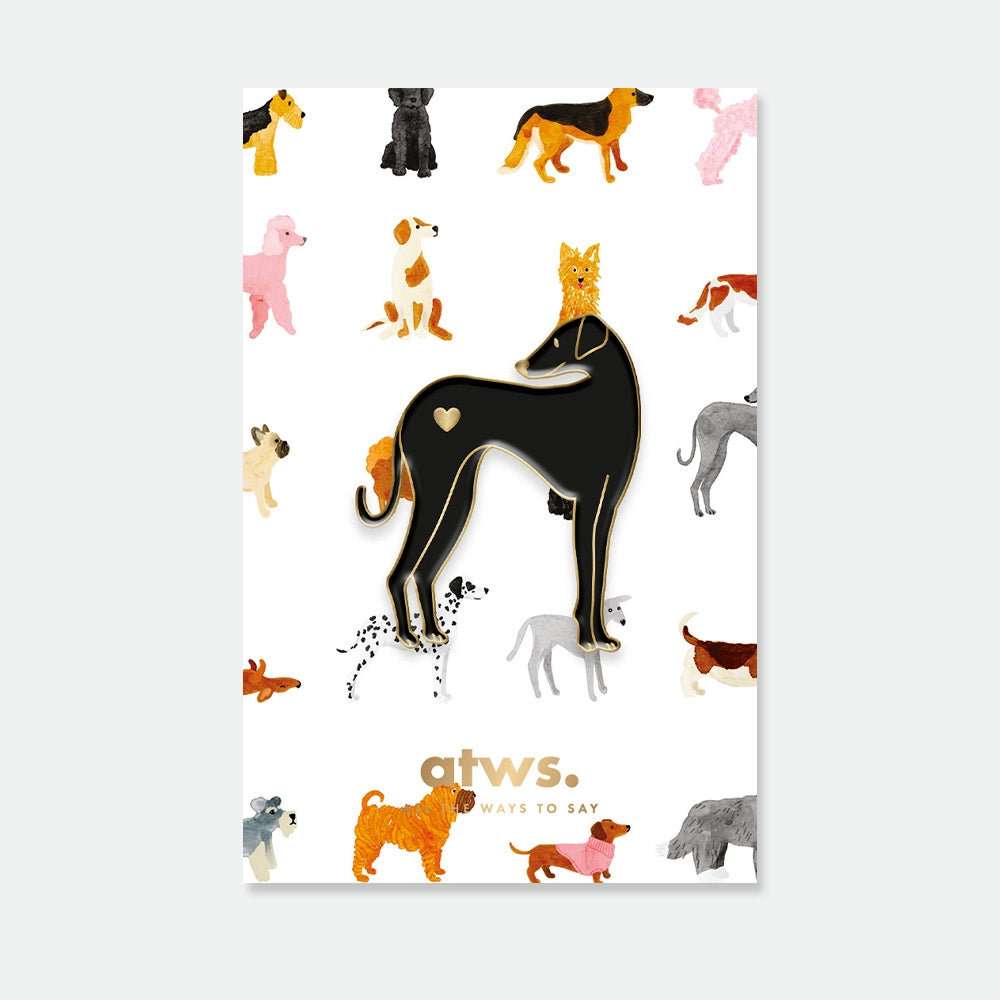 all-the-ways-to-say-greyhound-pin-s-l-vrier-mail-dor-30mm image 1