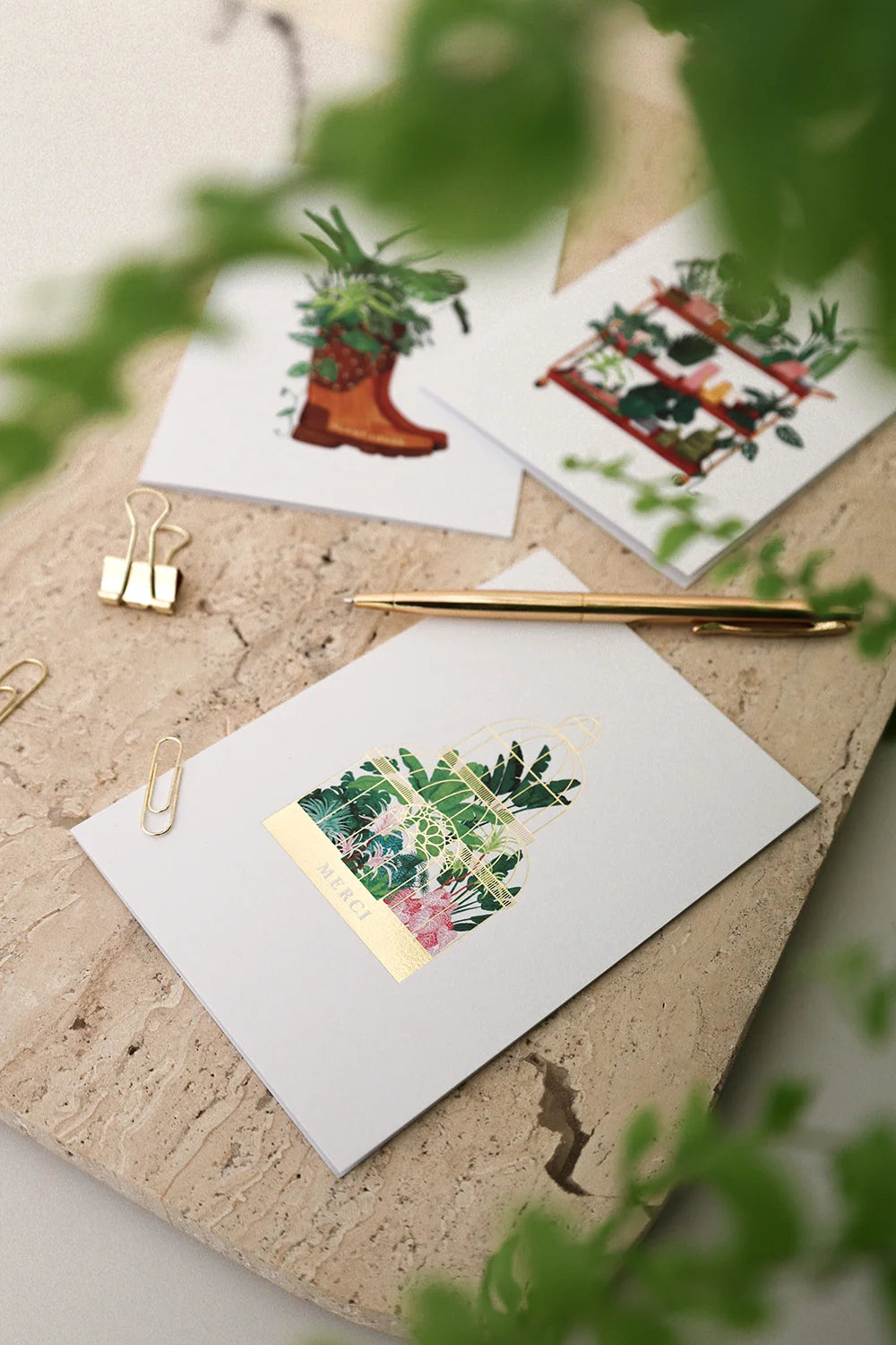 all-the-ways-to-say-merci-green-house-carte-voeux-a6-dor-e image 5