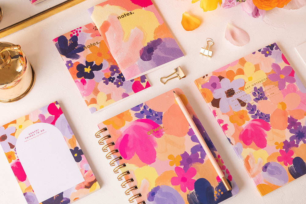 all-the-ways-to-say-flower-garden-carnet-a5-fleurs-dorure image 4