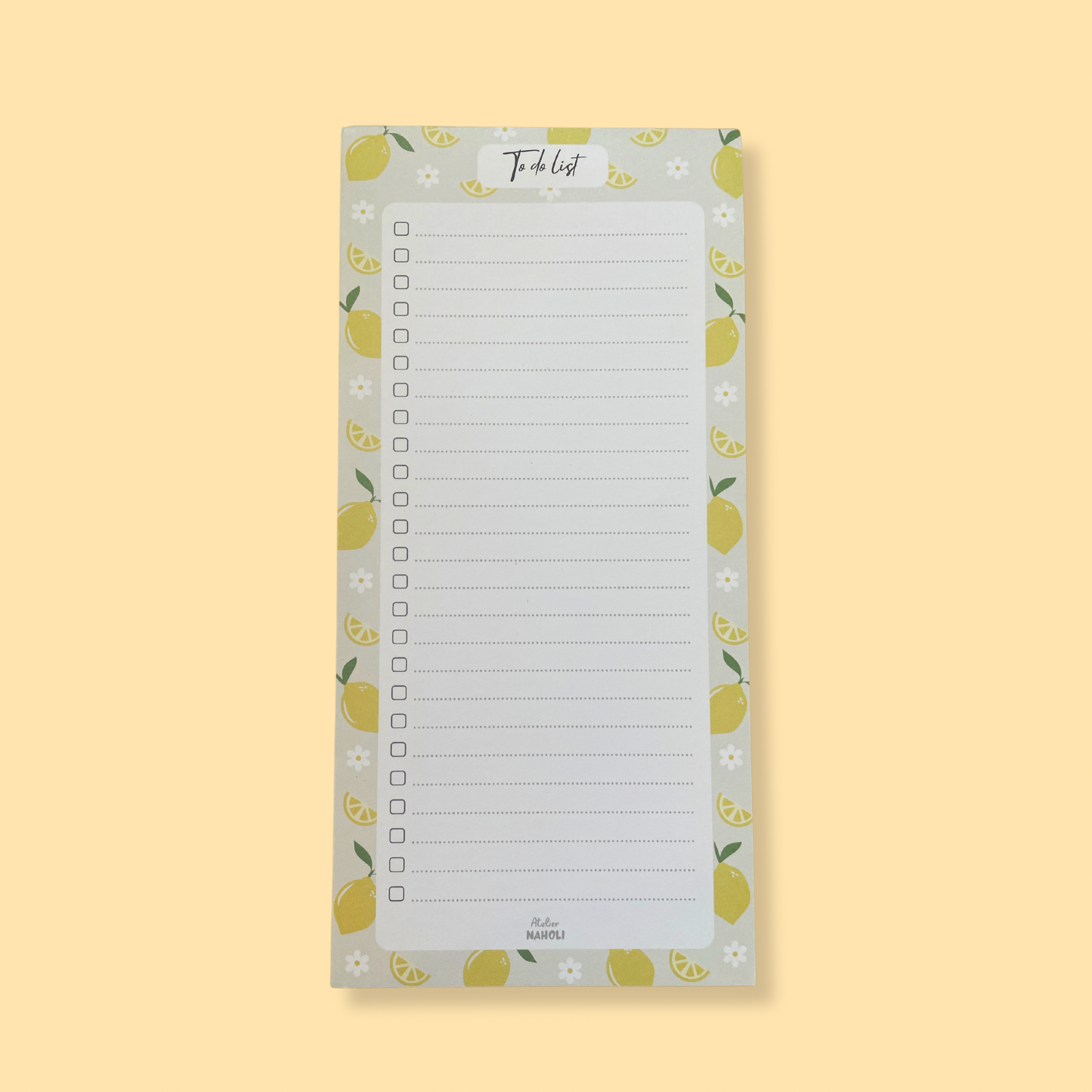 atelier-naholi-bloc-notes-to-do-list-magn-tique-citron-10x21-cm image 1
