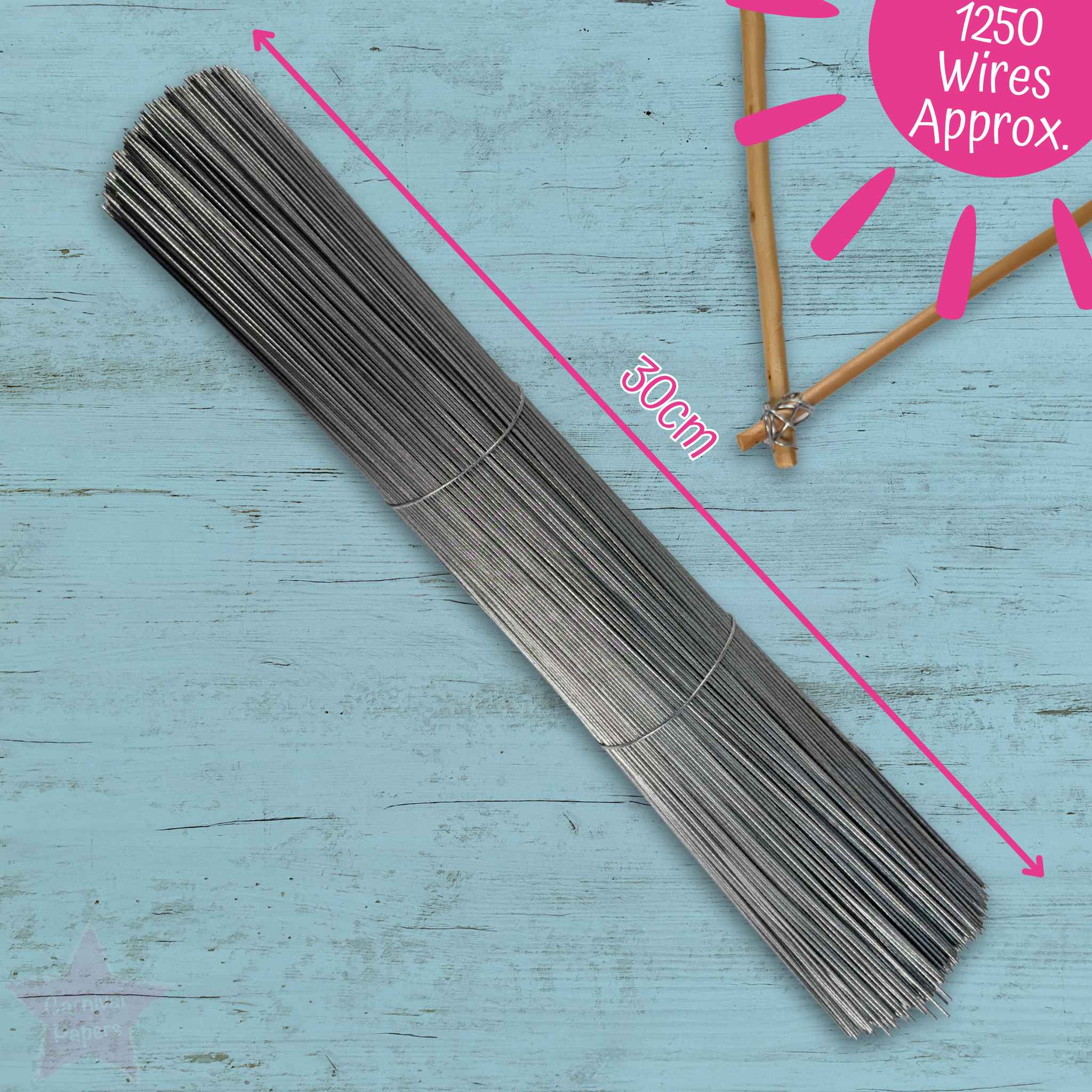 carnival-papers-modelling-wire-fil-fleuriste-30cm-2-5kg-galvanis image 3