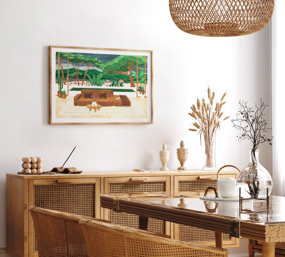all-the-ways-to-say-monterey-affiche-50x70-cm-piscine-salon image 2