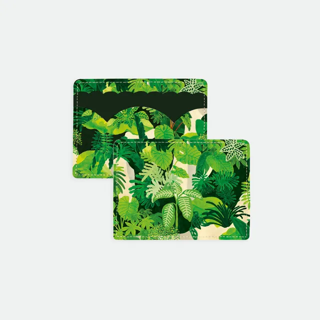 all-the-ways-to-say-green-cliff-porte-cartes-cuir-pu-vert image 1