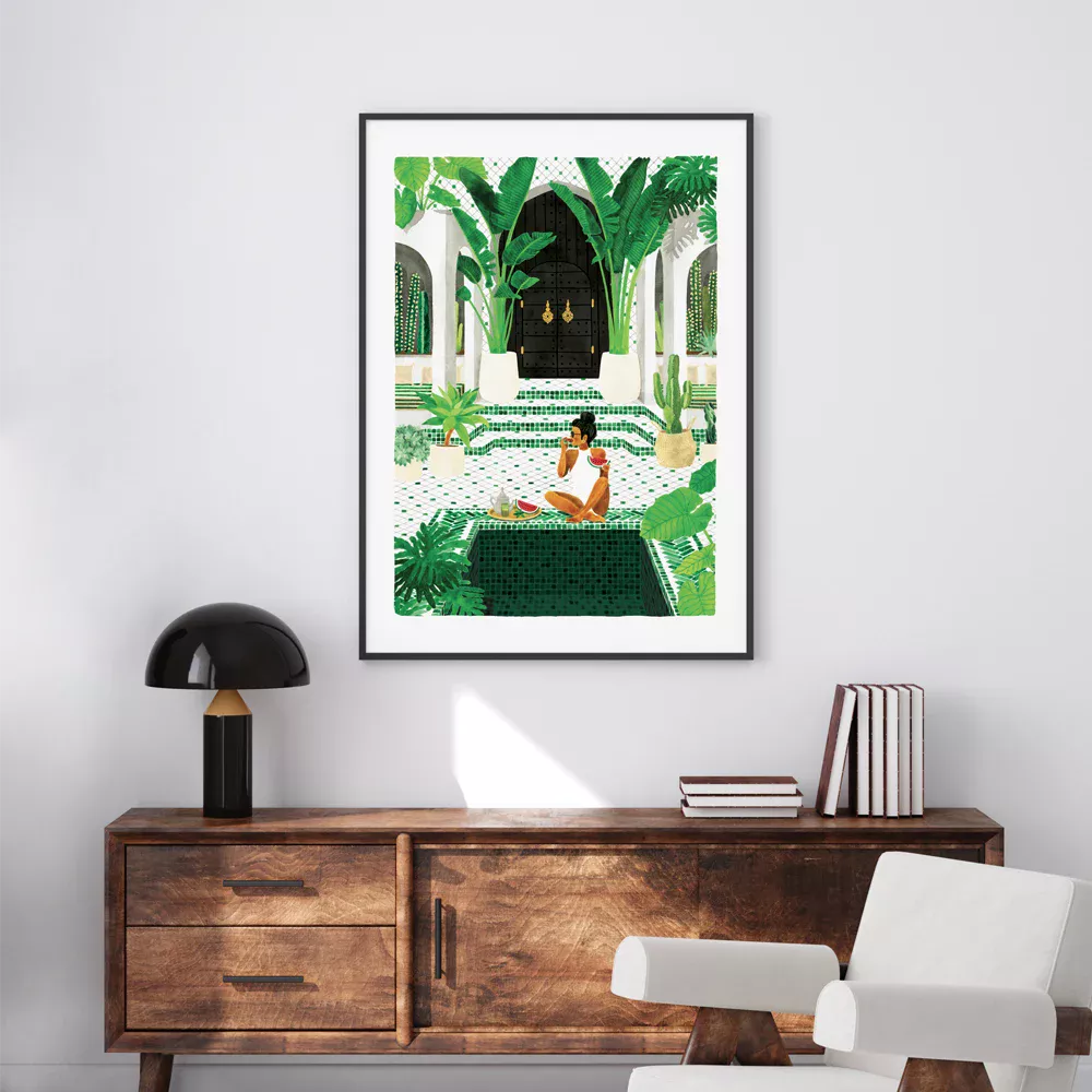 all-the-ways-to-say-medina-affiche-riad-maroc-50x70 image 2