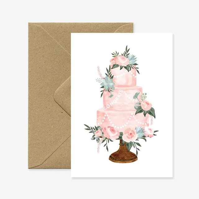 all-the-ways-to-say-congrats-wedding-cake-carte-mariage-a6 image 1