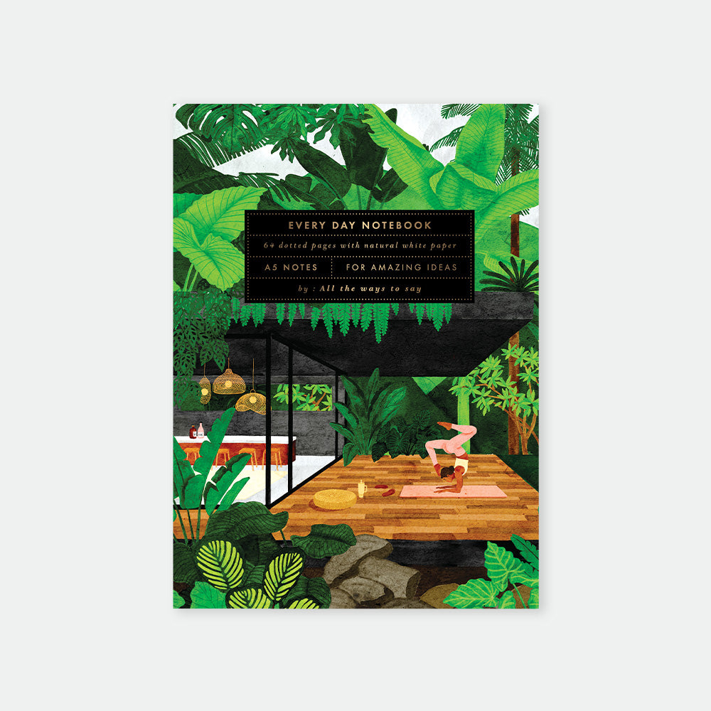 all-the-way-to-say-namaster-carnet-a5-yoga-dor image 1