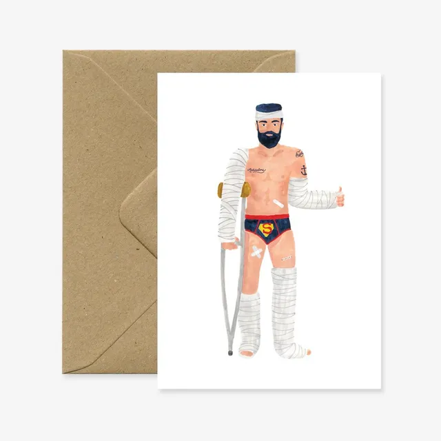 all-the-ways-to-say-super-hero-carte-de-v-ux-a6-soutien-courage image 1