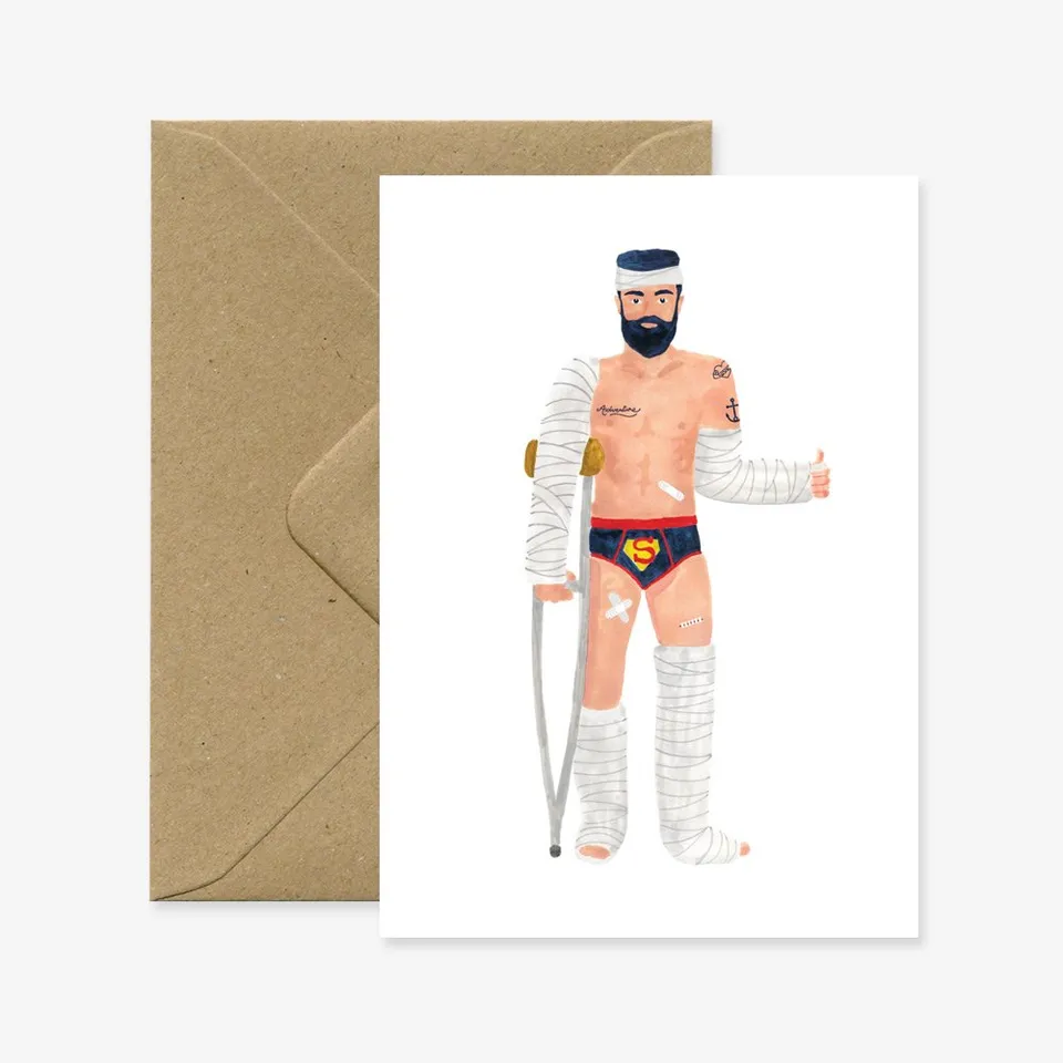 all-the-ways-to-say-super-hero-carte-de-v-ux-a6-soutien-courage image 1
