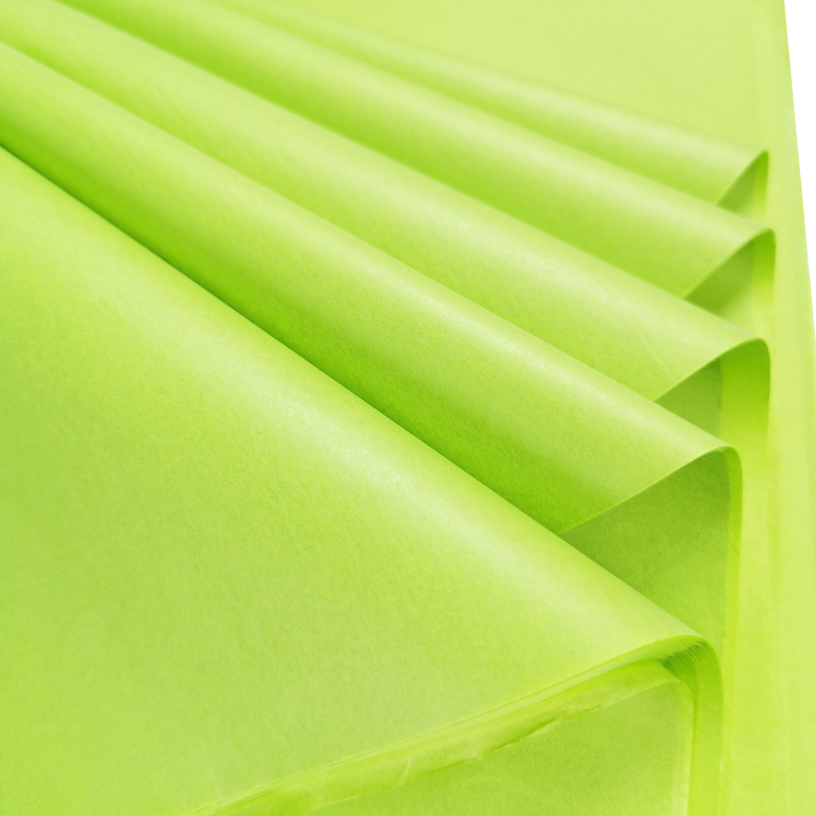 carnival-papers-tissue-paper-papier-de-soie-vert-lime-10-feuilles image 3