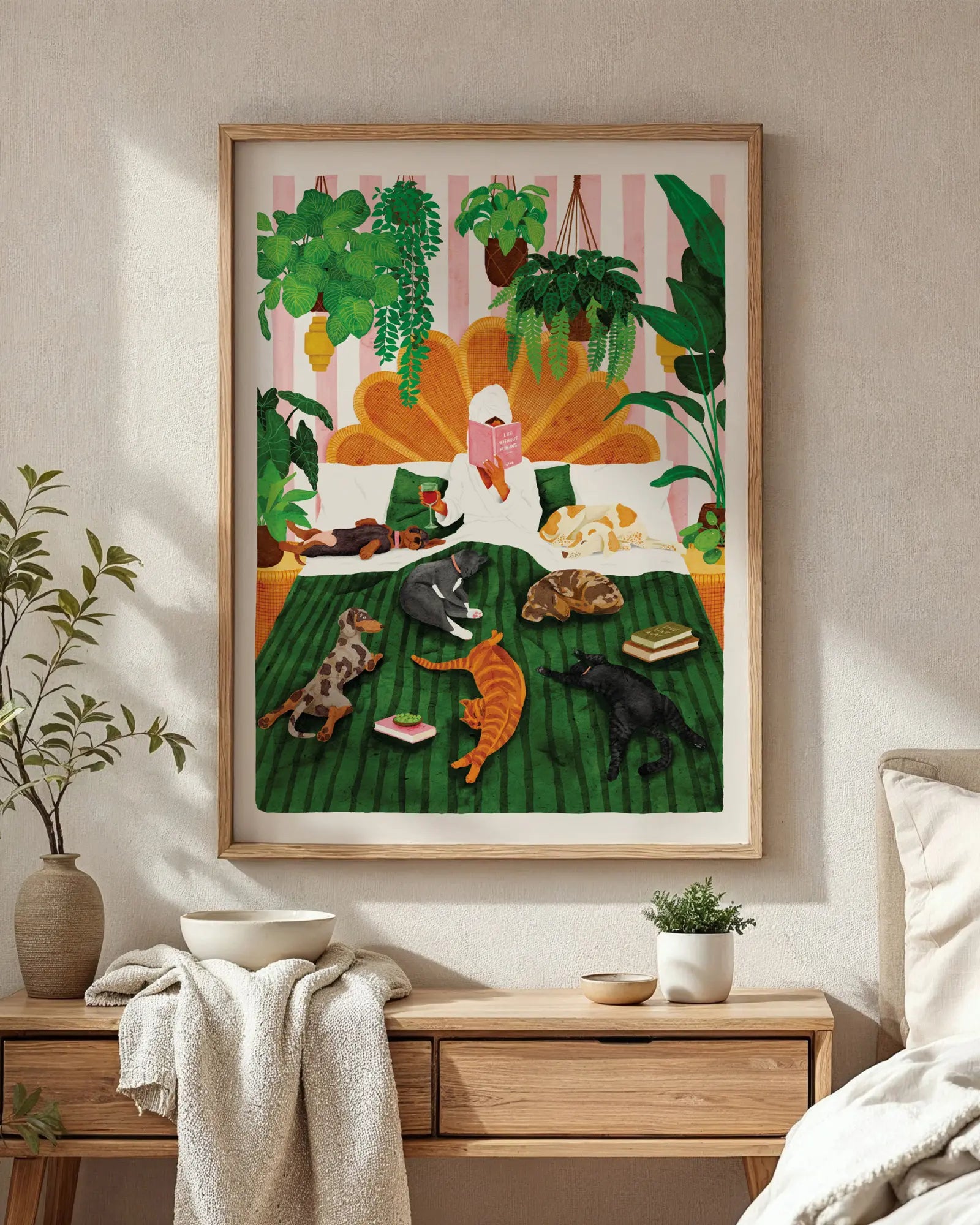 all-the-ways-to-say-life-with-pets-affiche-plantes-animaux image 2