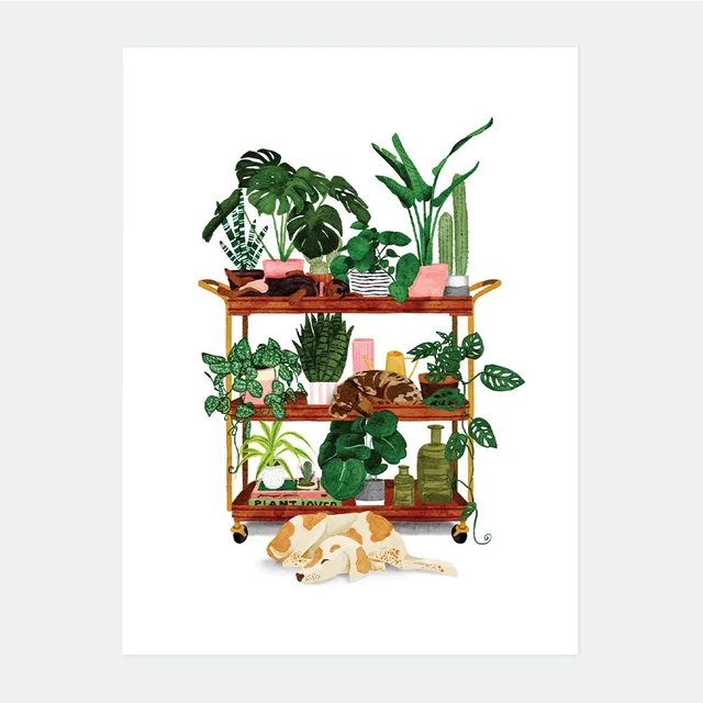 all-the-ways-to-say-plant-shelf-affiche-plantes-medium-29-7x39-7 image 1