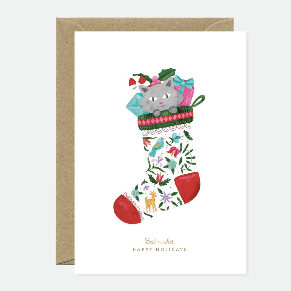 all-the-ways-to-say-cat-sock-carte-de-voeux-no-l-chat-dor image 1