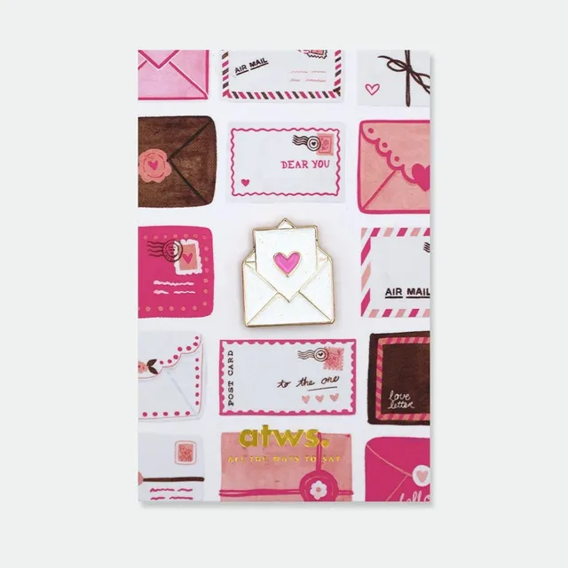 all-the-ways-to-say-glitter-love-letter-pin-s-enveloppe image 1