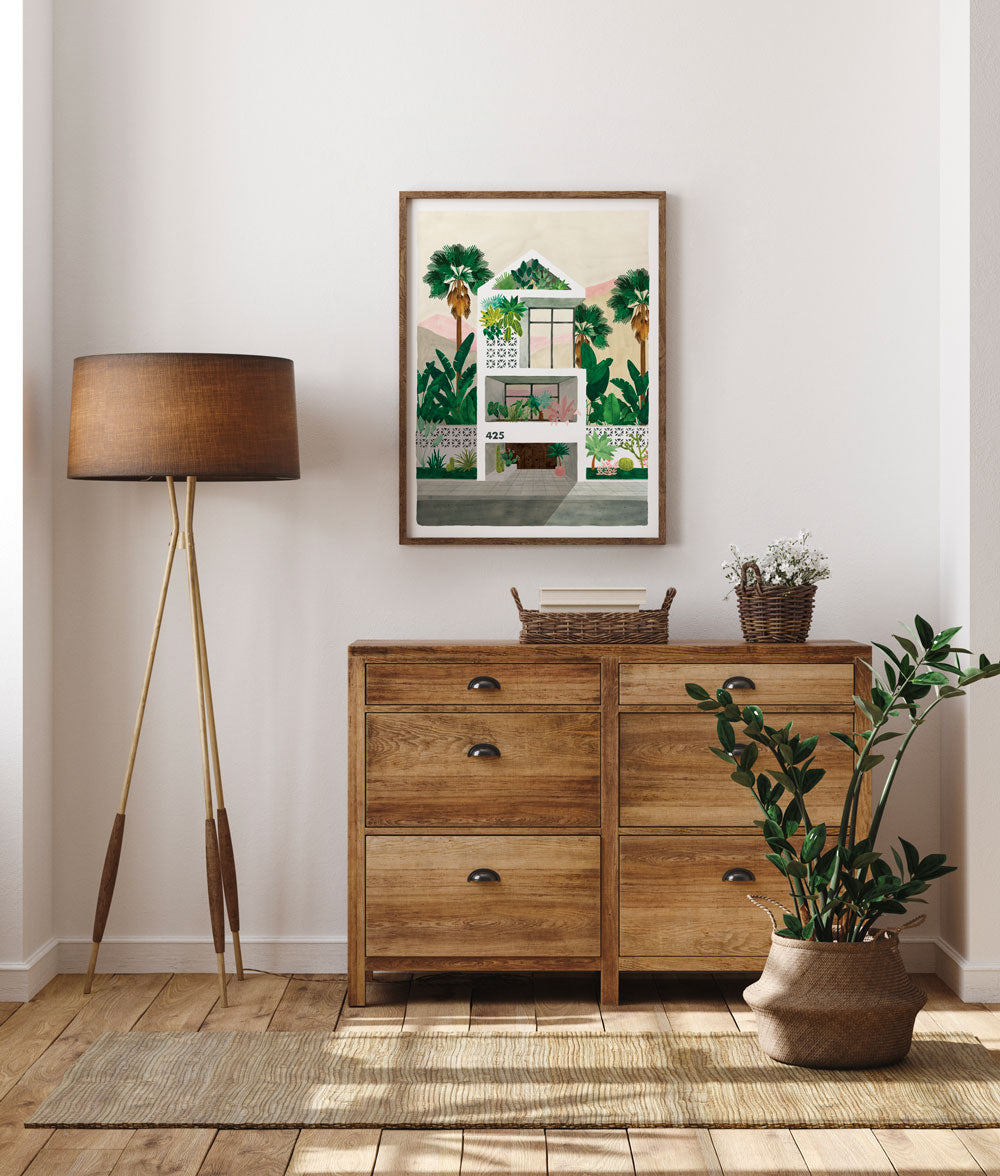 all-the-way-to-say-dreamhouse-affiche-tropicale-50x70-cm image 2