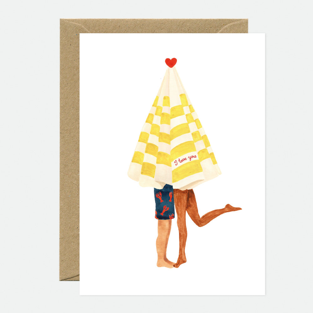 all-the-ways-to-say-beach-umbrella-carte-de-voeux-amour image 1