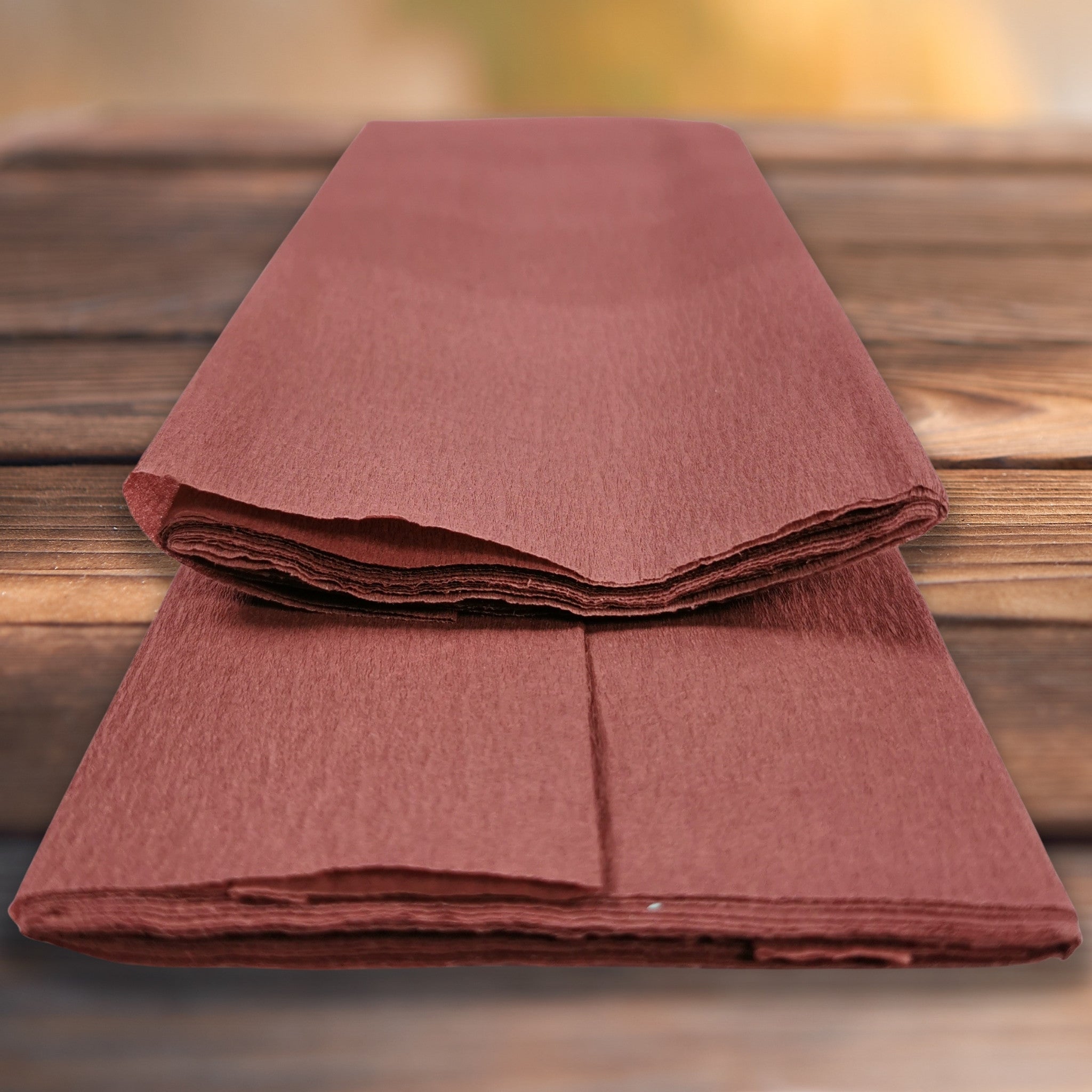 carnival-papers-crepe-papier-cr-pon-marron-50cmx3m-extensible image 4