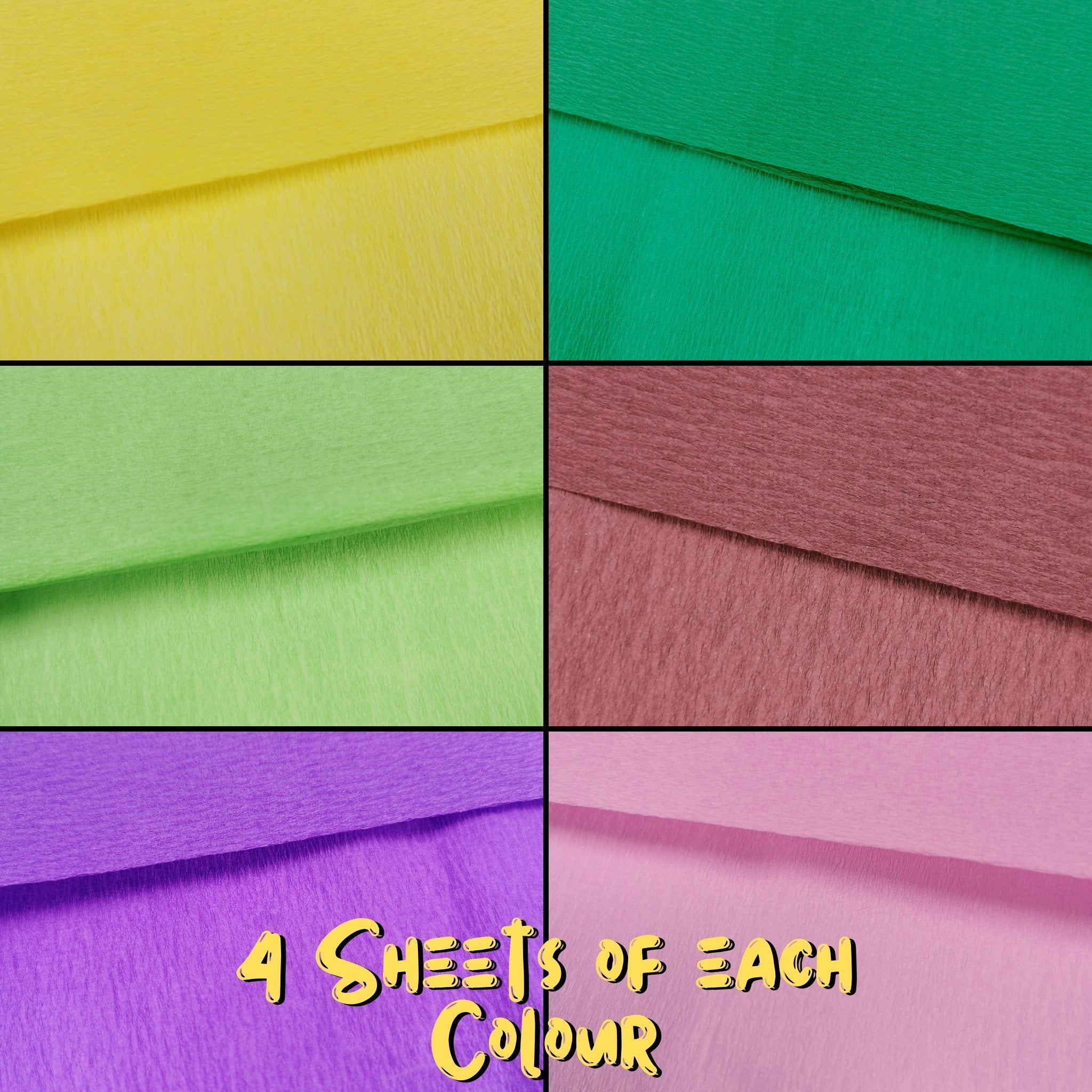 carnival-papers-crepe-paper-papier-cr-pon-12-couleurs-48-feuilles image 7