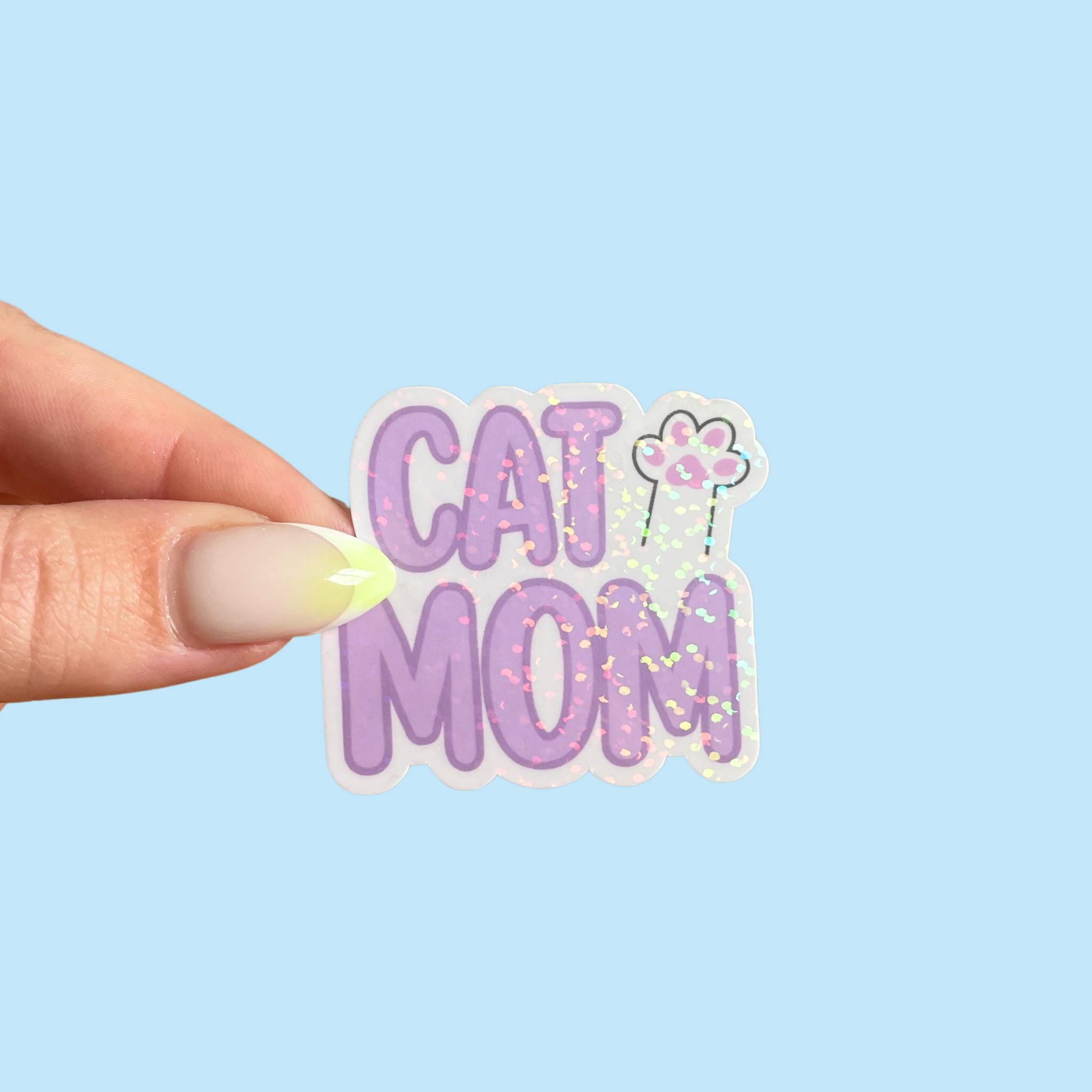 atelier-naholi-stickers-l-unit-cat-mom-sticker-chat-mignon image 1