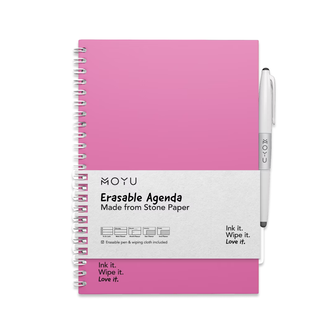 moyu-agenda-effa-able-a5-passion-pink-rose-pierre image 1