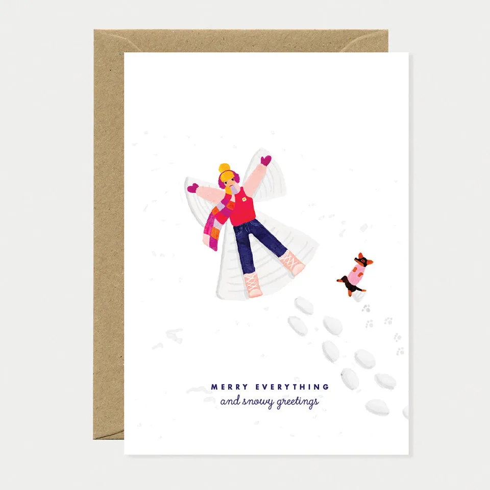 all-the-ways-to-say-snow-angels-carte-no-l-a6-hiver image 1